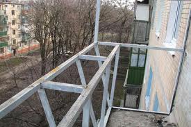 Крыша на балкон последнего этажа